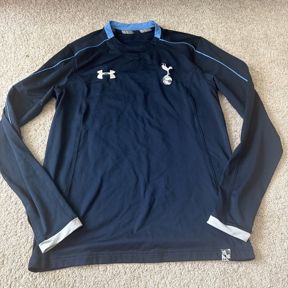 Tottenham Hotspur FC 2015 2016 Under Armour Training Top Long Sleeve Medium